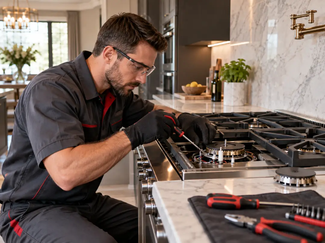 Gas stove repair technician in Dubai