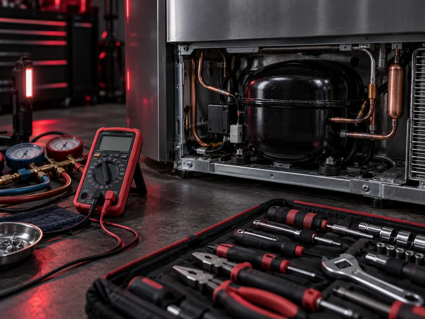 Professional appliance diagnostic tools used by MMA Tech Services