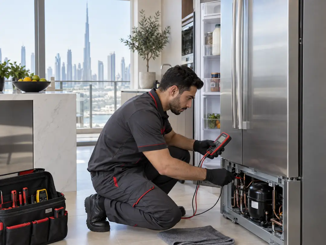 Refrigerator repair technician in Dubai